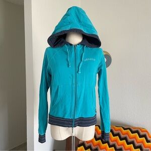 Vintage 1990s Y2K Reebok Blokecore Zip Up Hoodie